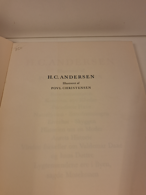 H C Andersen Illustreret af Poul Christiansen